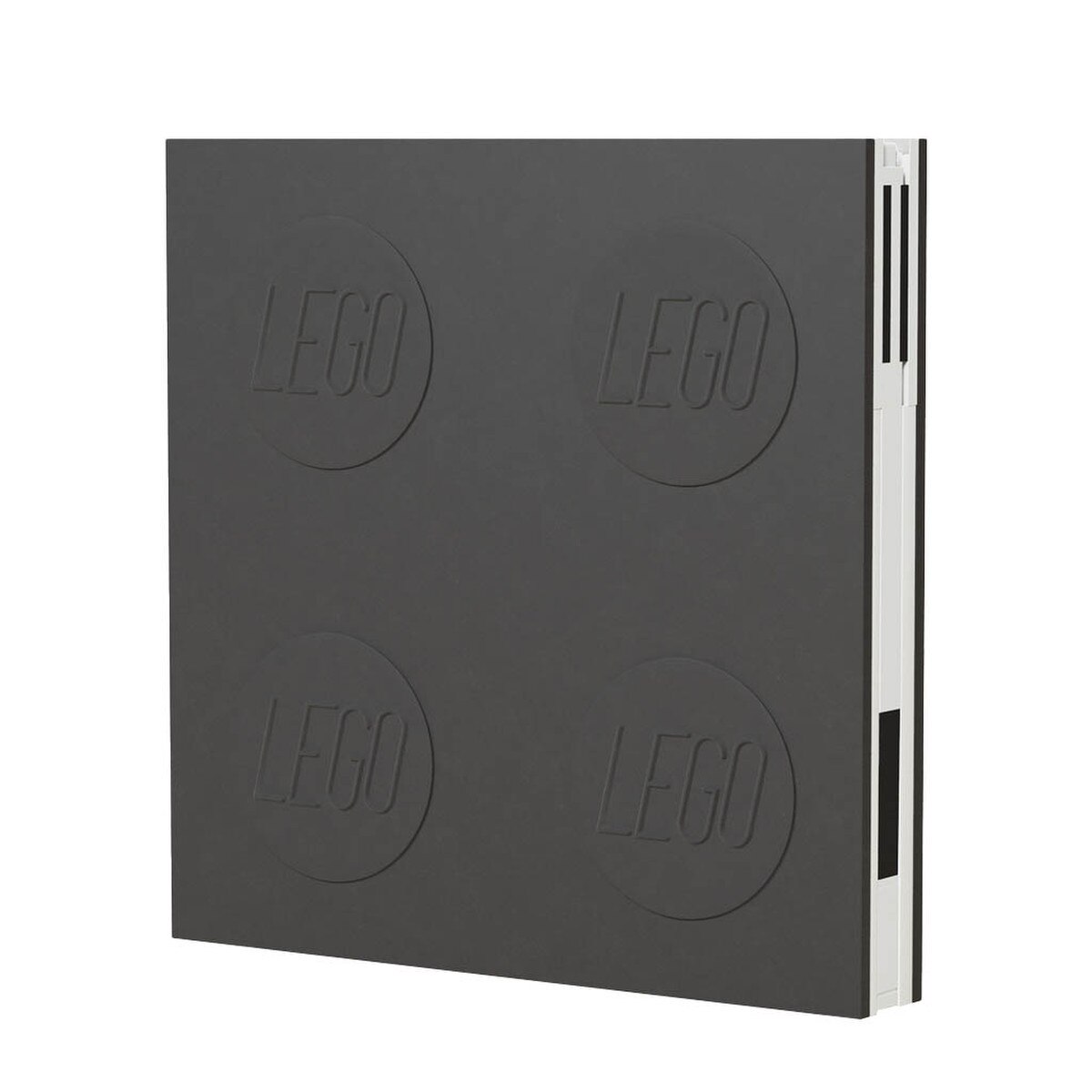 Lego Locking Notebook With Gel Pen - Black